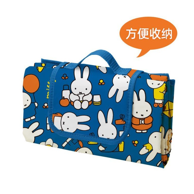 Fire Blanket Kitchen - เสื่อปิกนิกพับได้ลายกระต่ายมิฟฟี่ กันน้ำ น้ำหนักเบา สำหรับใช้งานกลางแจ้ง สนามหญ้า ที่นั่งปิกนิก