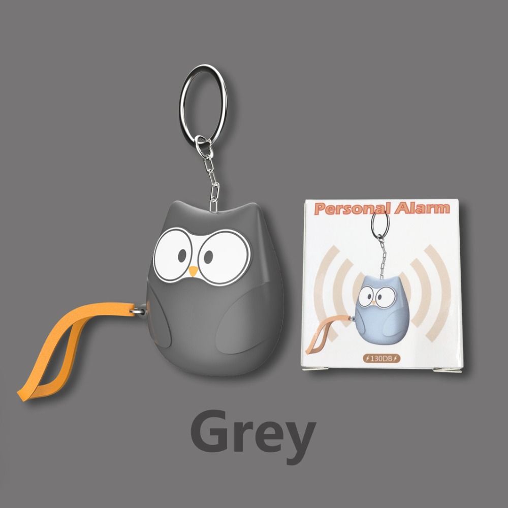 Personal Alarm Keychain - สัญญาณเตือนภัยป้องกันตัวขนาดเล็ก ป้องกันการโจมตี ป้องกันหมาป่า เสียงดัง 130dB สัญญาณเตือนฉุกเฉินแบบพวงกุญแจ