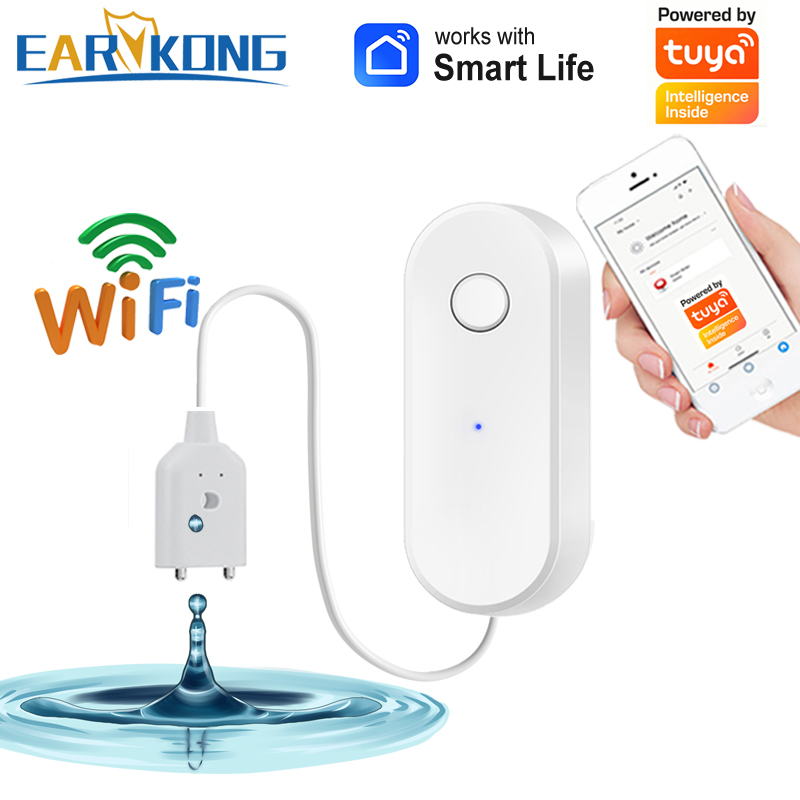 Water Alarm Sensor - Tuya WiFi สมาร์ทเซ็นเซอร์น้ํารั่ว Liquid Leakage ALARM
