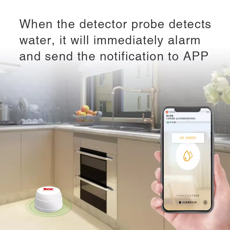 Tuya WiFi เครื่องตรวจจับน้ํารั - Water Alarm Sensor บทวิจารณ์และราคา