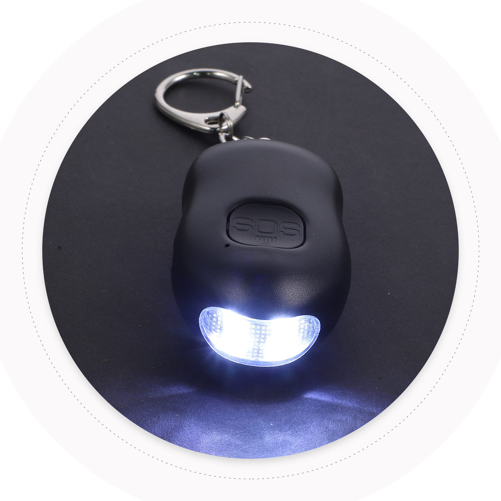 อุปกรณ์เตือนภัยส่วนตัว 1 ชิ้น  - Personal Alarm Keychain บทวิจารณ์และราคา