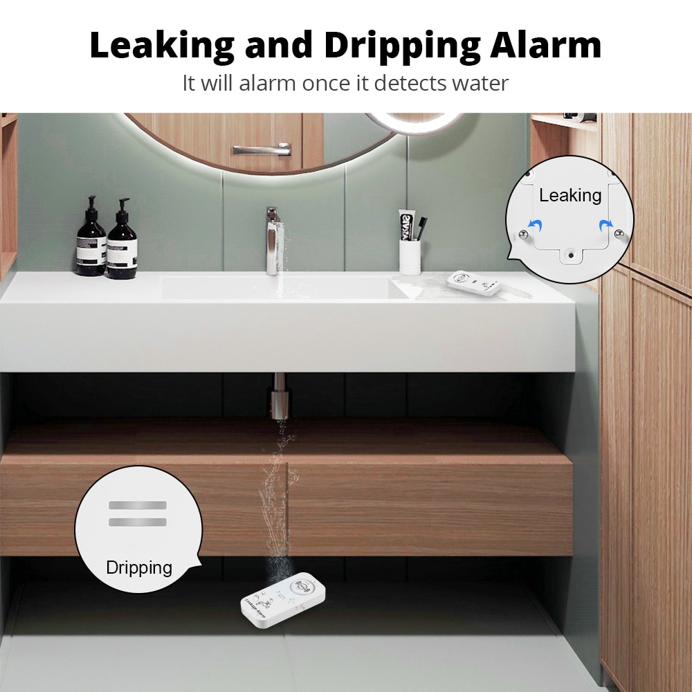 Kerui เซ็นเซอร์วัดน้ำไร้สาย, 9 - Water Alarm Sensor บทวิจารณ์และราคา