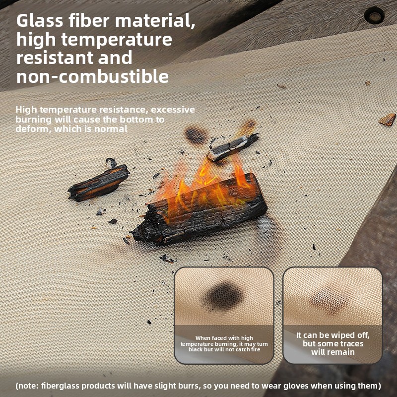 ผ้ากันไฟสำหรับตั้งแคมป์กลางแจ้ - Fire Blanket Kitchen บทวิจารณ์และราคา