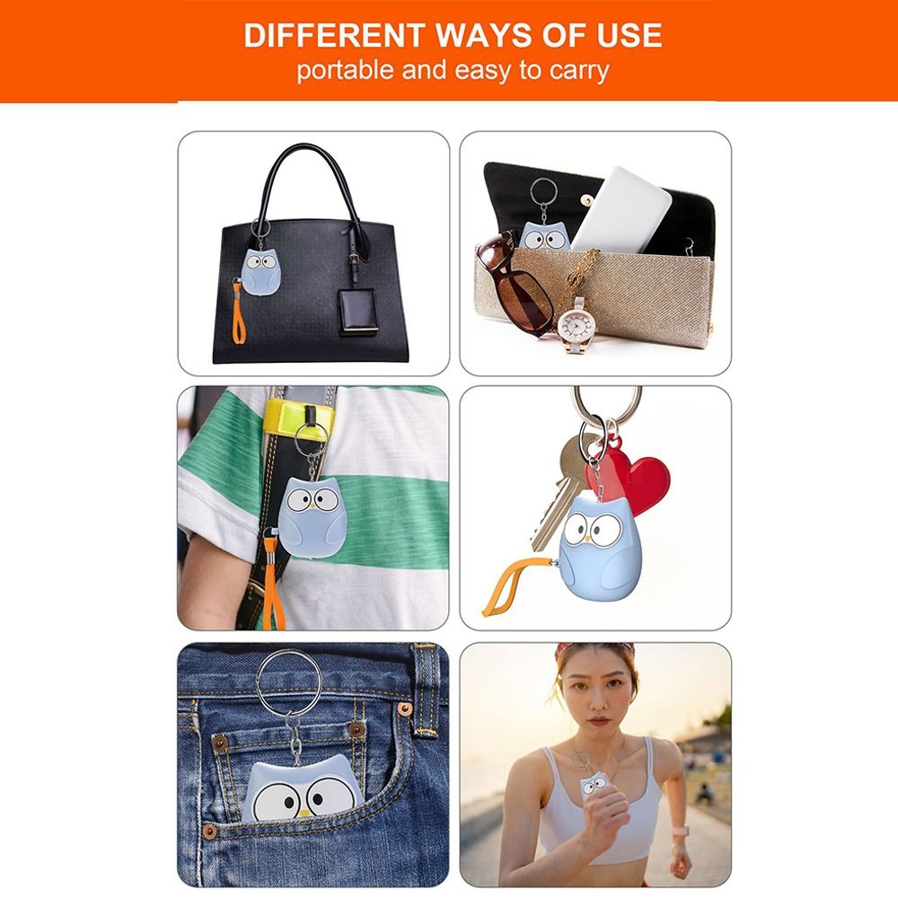 สัญญาณเตือนภัยป้องกันตัวขนาดเล - Personal Alarm Keychain บทวิจารณ์และราคา